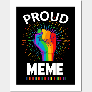 Proud Meme Gay Lgbt Posters and Art